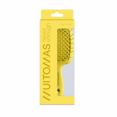 Immagine di Muitomas MUITOMAS - Spazzola per capelli giallo HAIRBRUSHYL