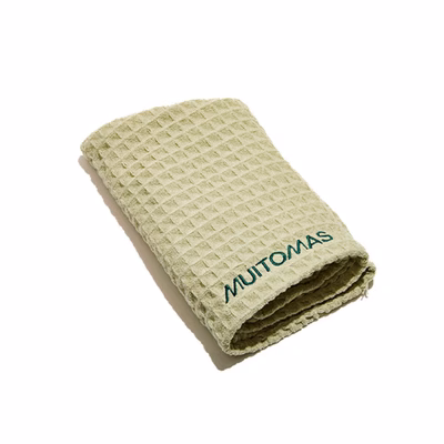 Immagine di Muitomas MUITOMAS - Salvietta a turbante verde salvia HAIRTOWELGN