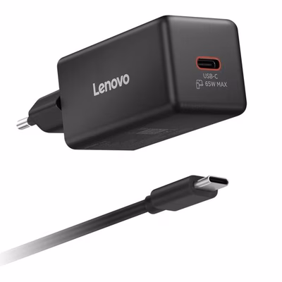 Immagine di 65w mini USB-C gan charger black