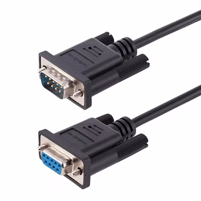 Immagine di Startech cavo seriale null modem rs232 da 3 m, cavo com crossover db9 - cavo null modem - db-9 f a