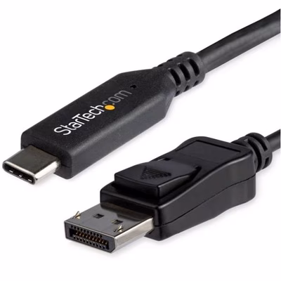 Immagine di Startech.com cavo adattatore displayport USB-C da 1,8m - 8k 60hz - adattatore video USB-C - compatib