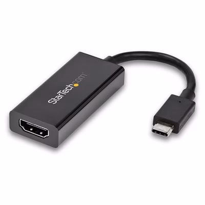 Immagine di Startech.com adattatore USB-C a HDMI con hdr - 4K 60 hz - nero - convertitore USB tipo-c a HDMI - ad