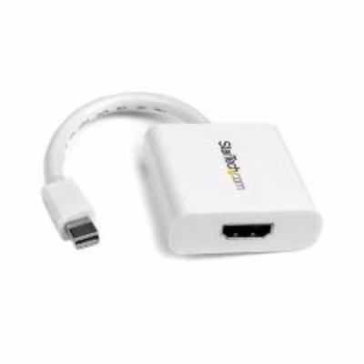 Immagine di Startech.com convertitore adattatore video mini displayport a HDMI - bianco mdp2hdw - adattatore v