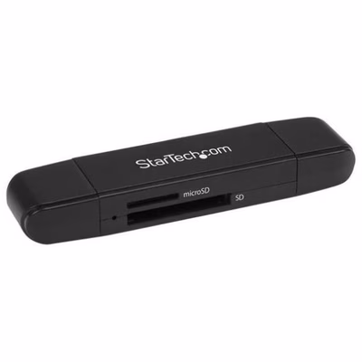 Immagine di Startech lettore schede sd e microsd - lettore di schede di memoria USB 3.0 / USB - c compatto - 5 g