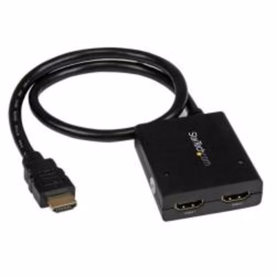 Immagine di Startech sdoppiatore splitter video HDMI 4K @ 30hz 1 ingresso 2 uscite 1x2 alimentato via adattatore