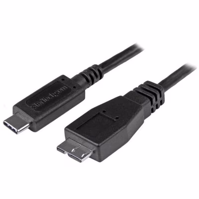 Immagine di Startech USB c to micro USB cable 0.5m - USB 3.1 type c to micro USB type b cable - micro USB 3.1 to