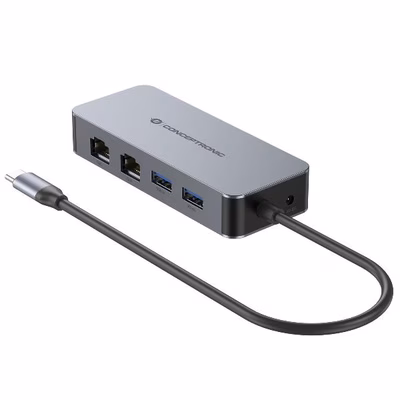 Immagine di USB-C to dual-port gigabit network