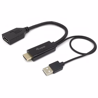 Immagine di HDMI to displayport adapter black