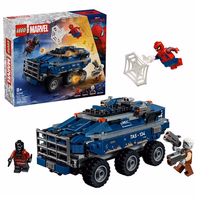 Immagine di Costruzioni LEGO Spider-Man: Inseguimento del trasportatore di dete 76349A