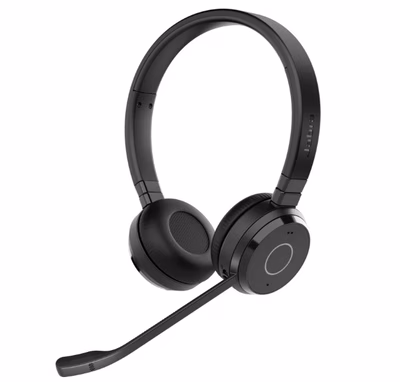 Immagine di Headset wireless,Jabra Evolve 65 TE UC Stereo Bluetooth USB per PC e smartphone