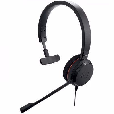 Immagine di Cuffia USB professionale,Jabra Evolve 20 UC Mono per ufficio e softphone