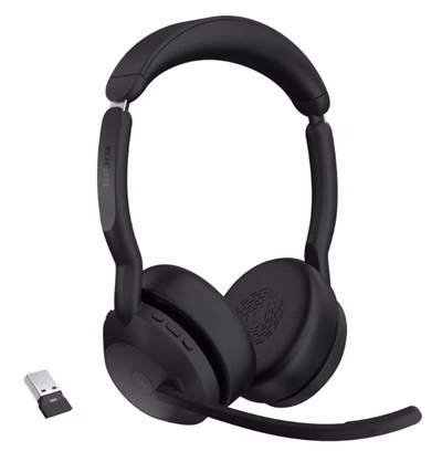 Immagine di Cuffia wireless Jabra Evolve2 55 MS Stereo