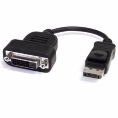 Immagine di Startech adattatore displayport a dvi - adattatore compatto da displayport a dvi-d - dongle dp a dvi