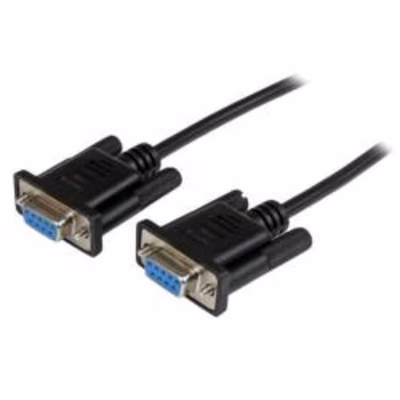 Immagine di Startech.com cavo seriale rs232 - cavo db9 femmina a femmina - cavo null modem a 9 pin f/f colore ne