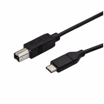 Immagine di Startech USB c to USB b printer cable - 10 ft / 3m - USB c printer cable - USB c to USB b cable - us