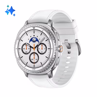 Immagine di Smartwatch SAMSUNG GALAXY WATCH8 classic 46MM BT bianco 64GB