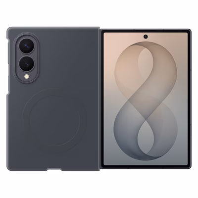 Immagine di Cover SAMSUNG silicone magnetica nera per galaxy z fold8