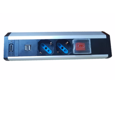 Immagine di Multipresa 2 schuko 2 USB HDMI