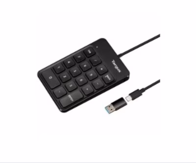 Immagine di Tastierino numerico TARGUS USB-A/USB-C 18 tasti EcoSmart Plug & Play
