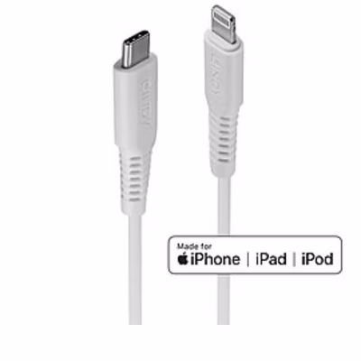 Immagine di 0.5m USB c an lightning kabel, wei