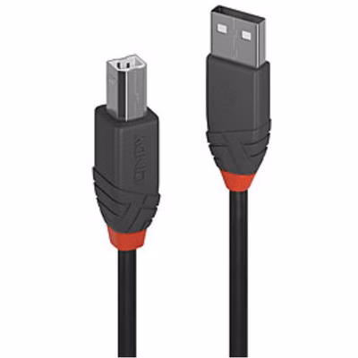 Immagine di Cavo USB 2.0 a/b anthra line, 0.2m