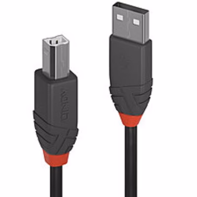 Immagine di Cavo USB 2.0 a/b anthra line, 5m