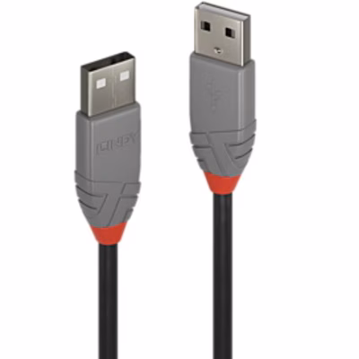 Immagine di Cavo USB 2.0 tipo a/a anthra , 0.2m