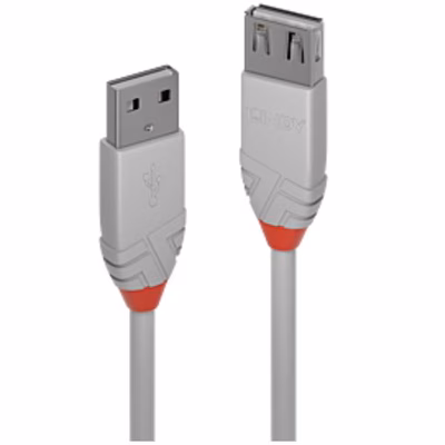 Immagine di 1m USB 2.0 kabel am / af, cool grey