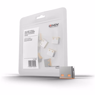 Immagine di Serrature addizionali USB a arancio