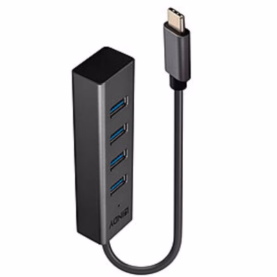 Immagine di 4 port USB 3.2 typ c hub