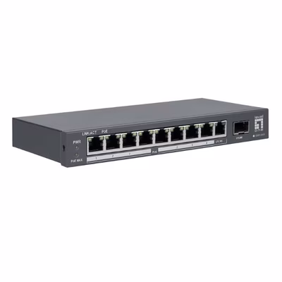 Immagine di Switch LEVEL ONE GEP-1011 - SWITCH GIGABIT a 10 porte, uscita 8-PoE GEP-1011