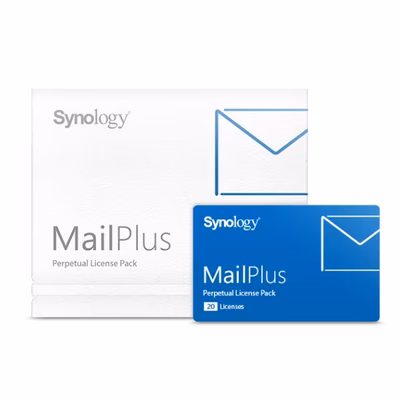 Immagine di Licenze software per dispositivi di rete SYNOLOGY MailPlus 20 Virtual Licenses MAILPLUS20-VLIC