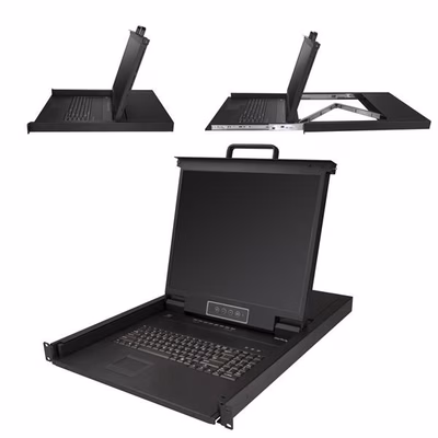 Immagine di Accessori rack STARTECH Console KVM per Rack 8x VGA 19" 1U RKCONS1908K
