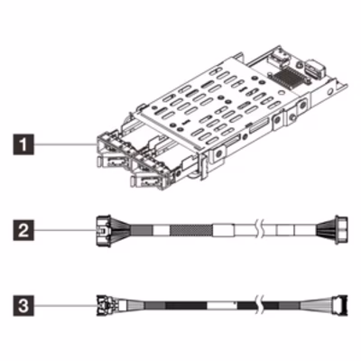 Immagine di Kit cavo M.2 server LENOVO 4X97A96838 per ThinkSystem SR630 V4 e SR650 V4