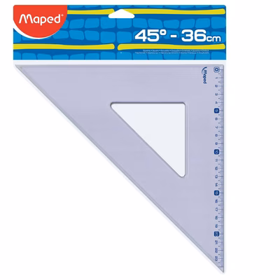 Immagine di Squadra in polipropilene 45 gradi cm 36