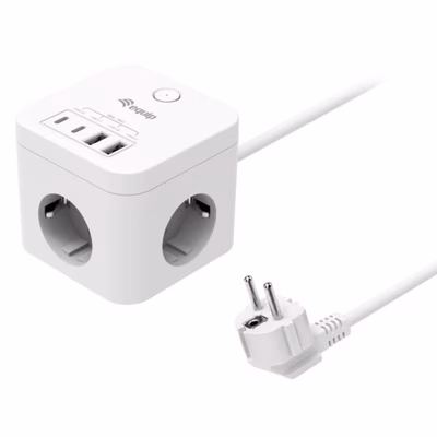 Immagine di 3-outlet power cube with switch