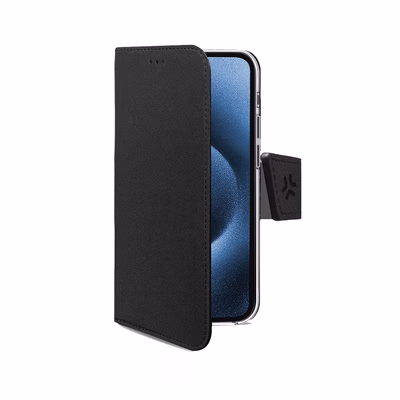 Immagine di Cover CELLY WALLY - Custodia a libro in pelle sintetica con ch WALLY1200