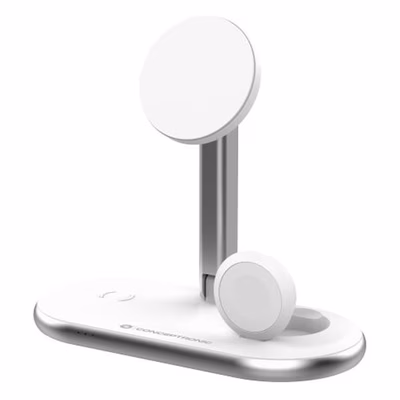 Immagine di CONCEPTRONIC CARICABATTERIE WIRELESS MAGNETICO pieghevole 3 in GORGON05W