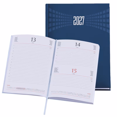 Immagine di Agenda Matra giornaliera f.to 15x21 blu