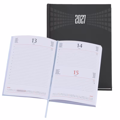 Immagine di Agenda Matra giornaliera f.to 15x21 nero