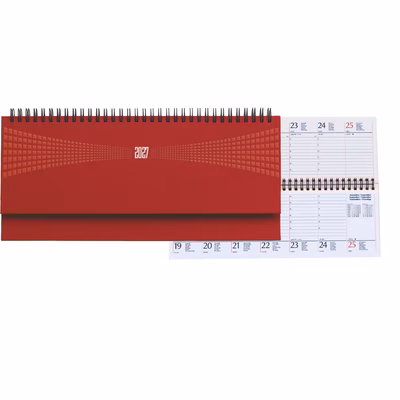 Immagine di Planning Matra con spirale 30x15 rosso