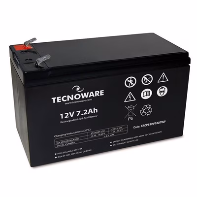 Immagine di Gruppo di continuità Tecnoware BATTERIA TECNOWARE 12V 7,2AH EACPE12V7A2TWP