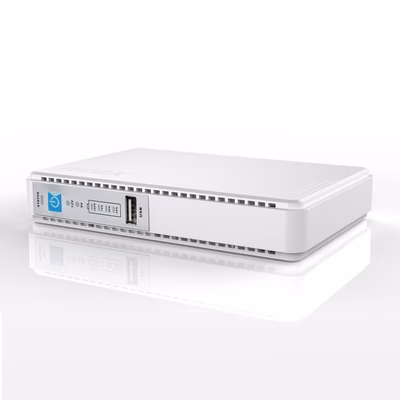 Immagine di Gruppo di continuità NILOX NILOX TECH - Mini UPS PoE 3 DC 25W, batteria integ NXGCMINIPOE3DC