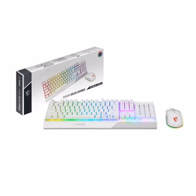 Immagine di Kit Tastiere e Mouse Gaming MSI MSI - VIGOR GK30 COMBO WHITE IT VIGORGK30COMWIT