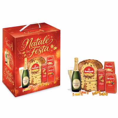 Immagine di Scatola Natale in Festa Panettone - 5pz