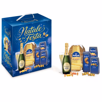 Immagine di Scatola Natale in Festa Pandoro - 5pz