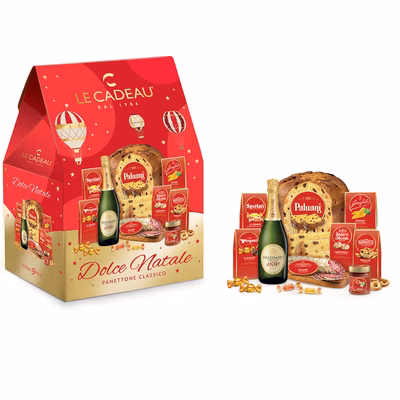 Immagine di Scatola a cuspide Dolce Natale Panettone - 9pz