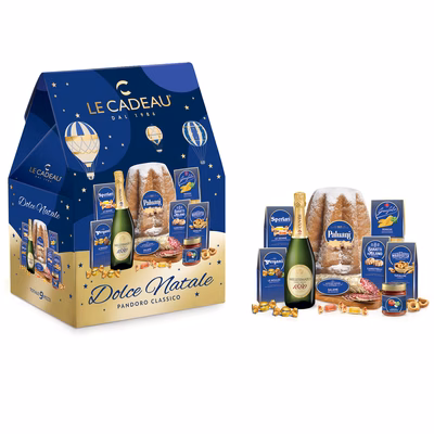 Immagine di Scatola a cuspide Dolce Natale Pandoro - 9pz