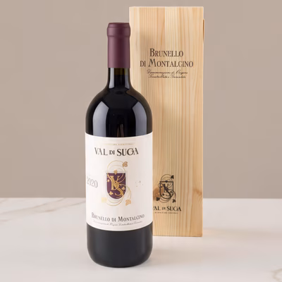 Immagine di Cassetta in legno Magnum Brunello di Montalcino 1,5 litri