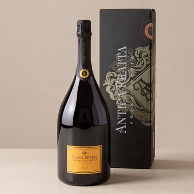 Immagine di Confezione regalo spumante Franciacorta Antica Fratta magnum 1,5 litri